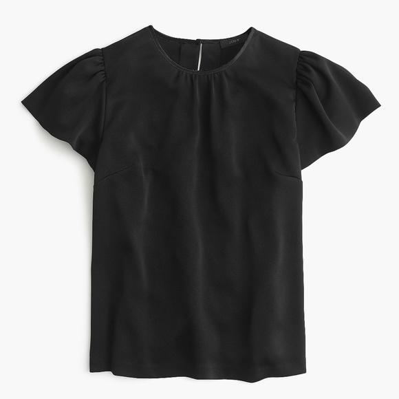J. Crew Tops - NWT J. Crew Women's Drapey Crepe Cap Sleeve Top J. Crew Tops - NWT J. Crew Women's Drapey Crepe Cap Sleeve Top